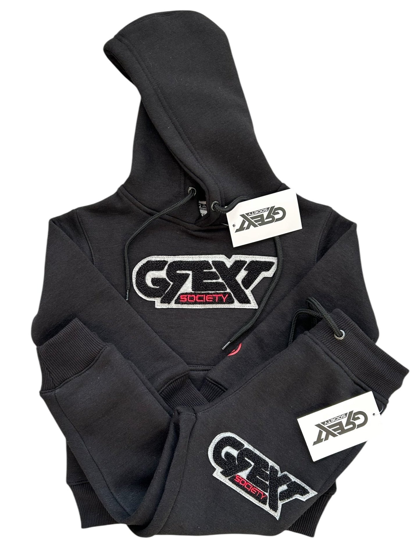 KIDS BLACK SIGNATURE LOGO Jogger Set NTTT