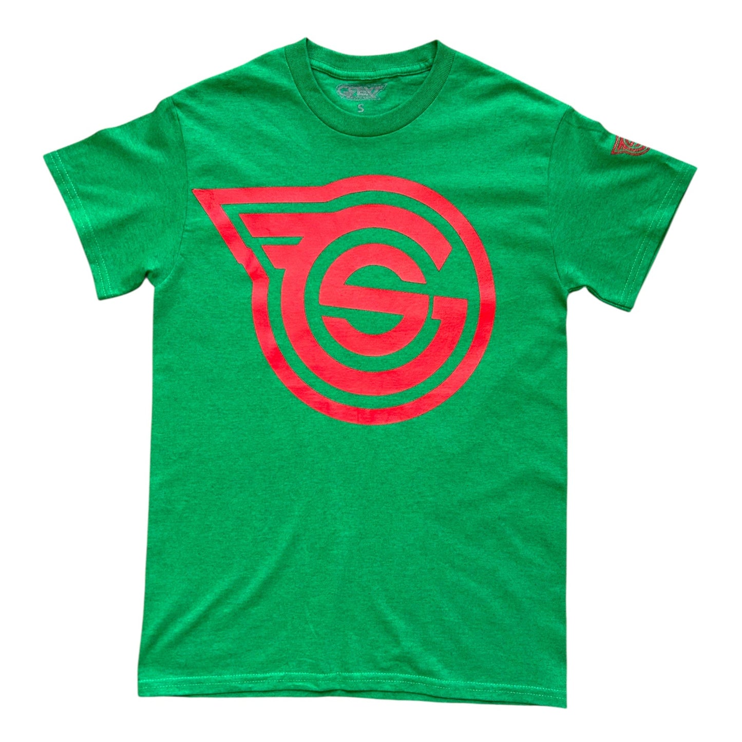 Classic GS LOGO Tee - Gradient Green/Red