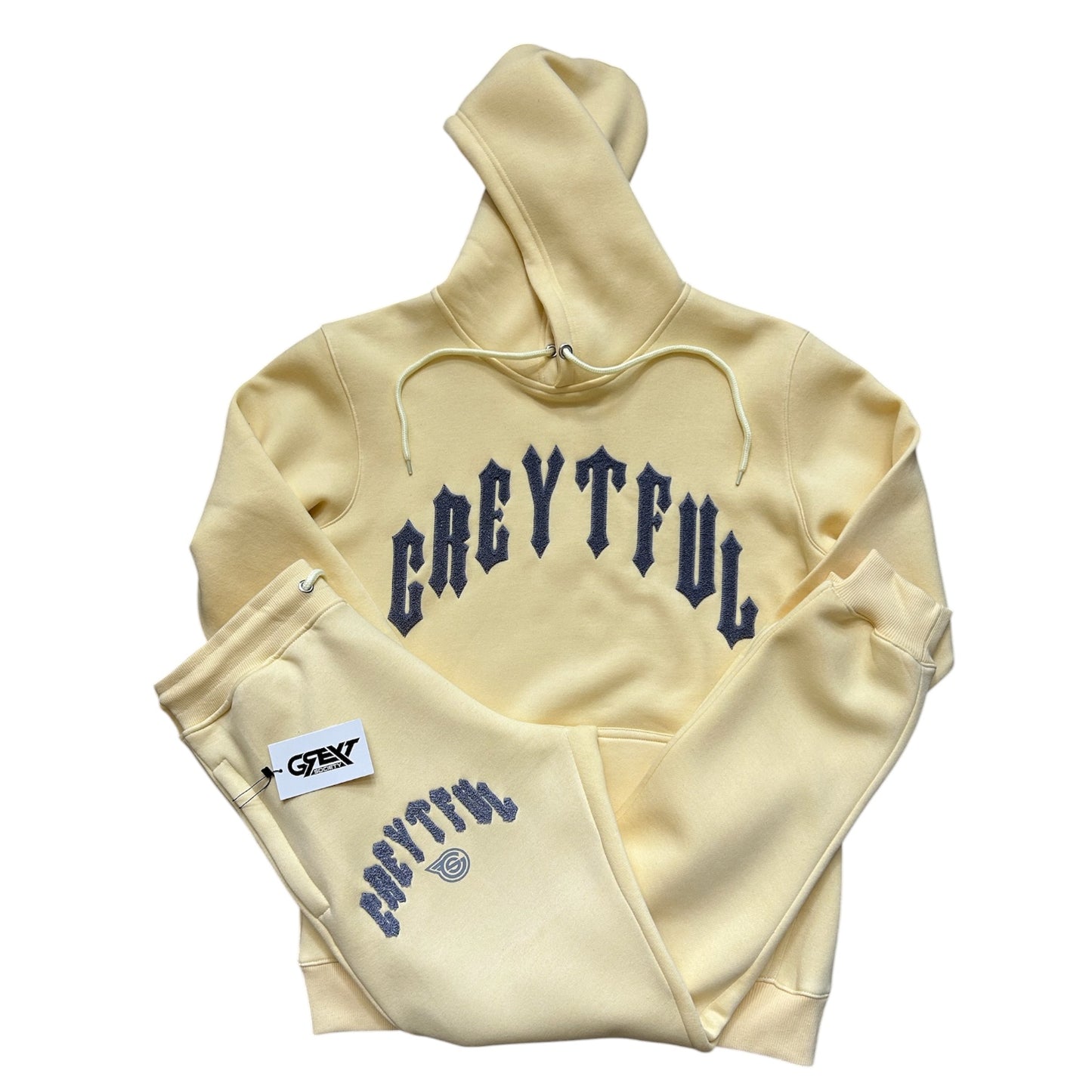 GREYTFUL BUTTER CREME & GREY Jogger Set