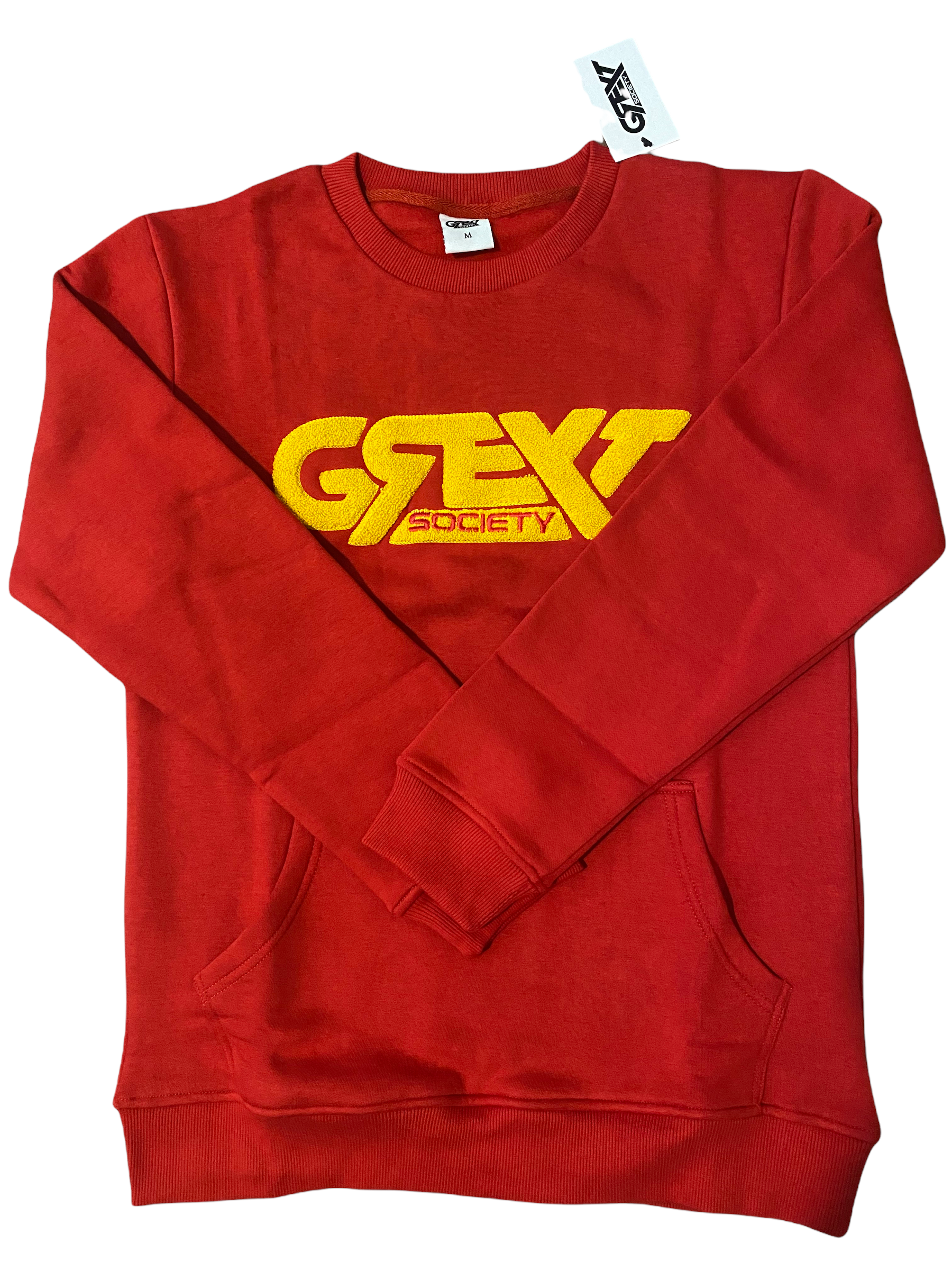 Red Signature GREYT LOGO Sweatshirt – GREYTSOCIETY