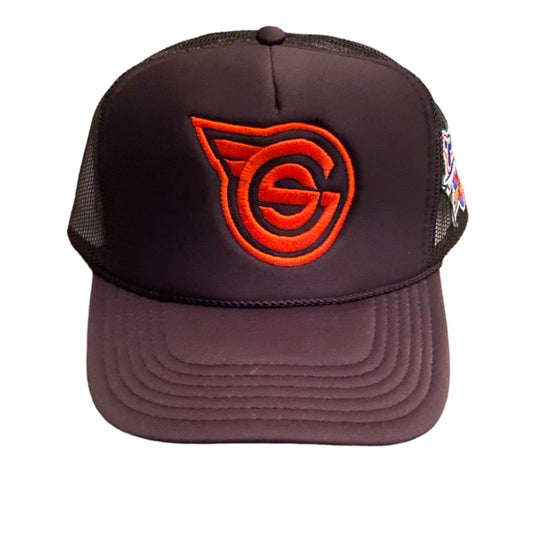 Black Trucker Orange GS Logo w/ Patch