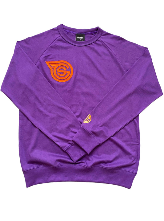 Purple/Orange GS Classic Logo Long Sleeve T-Shirt