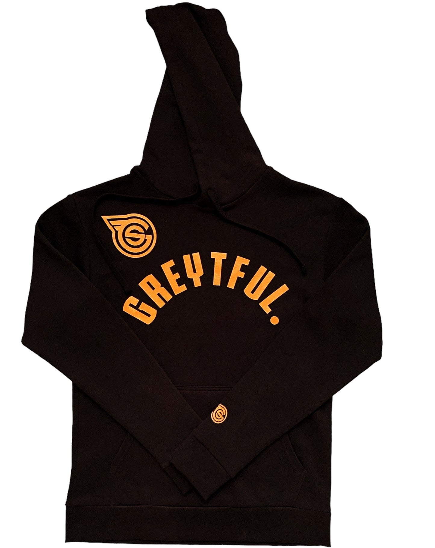 Black & Orange GreytFul/GS LOGO Hoodie