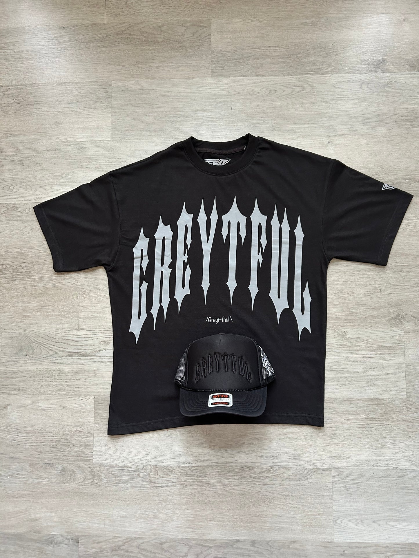 GREYTFUL - BLACK/GREY TEE