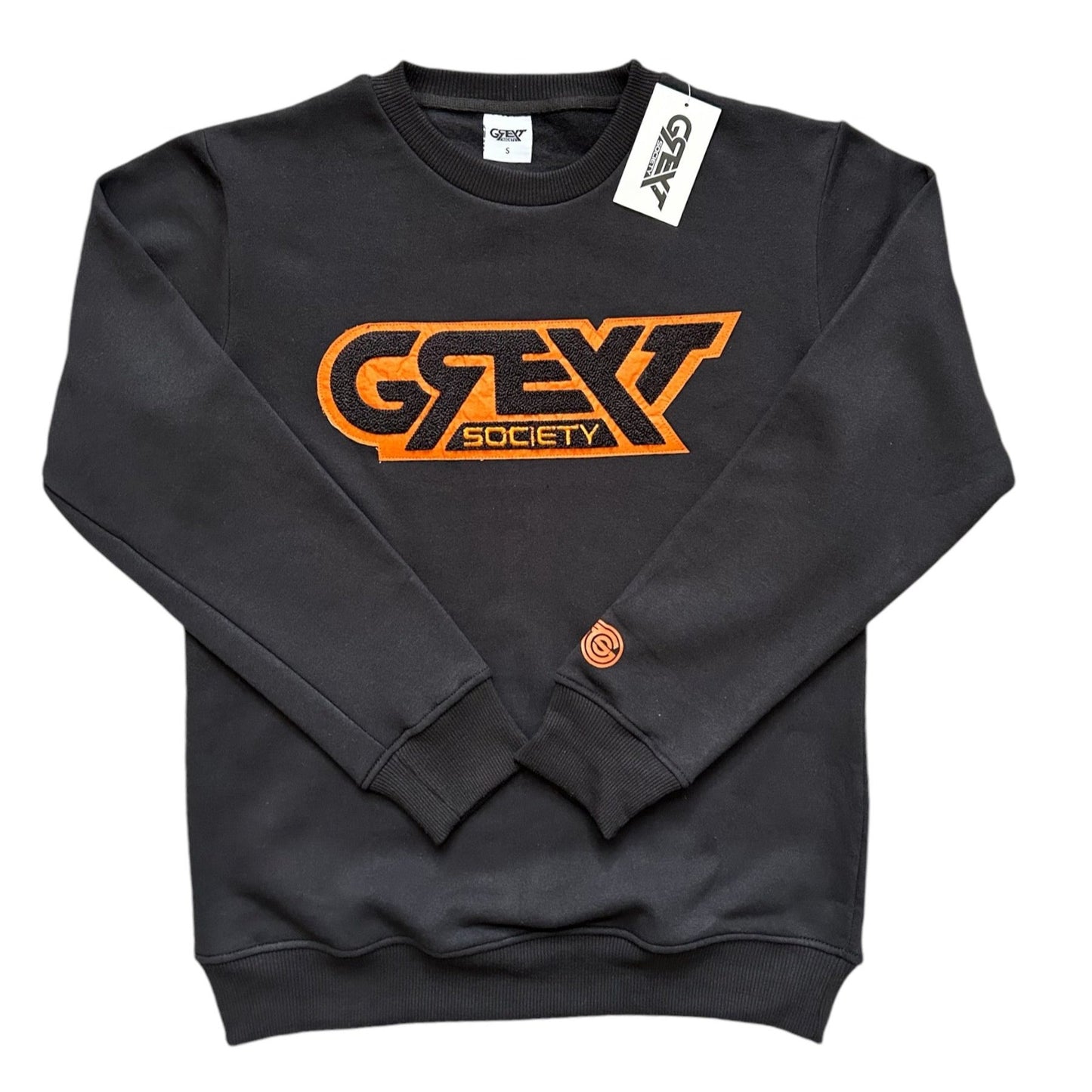 BLACK/ORANGE Signature GREYT LOGO Sweatshirt