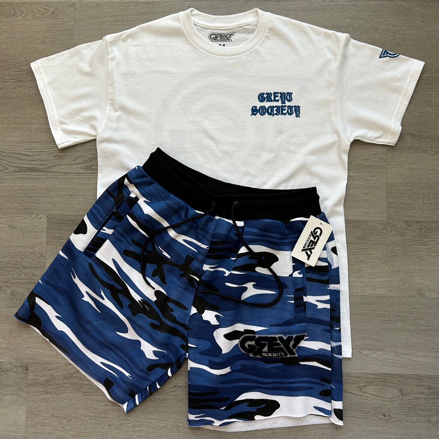 GREYT ROYAL CAMO SHORTS