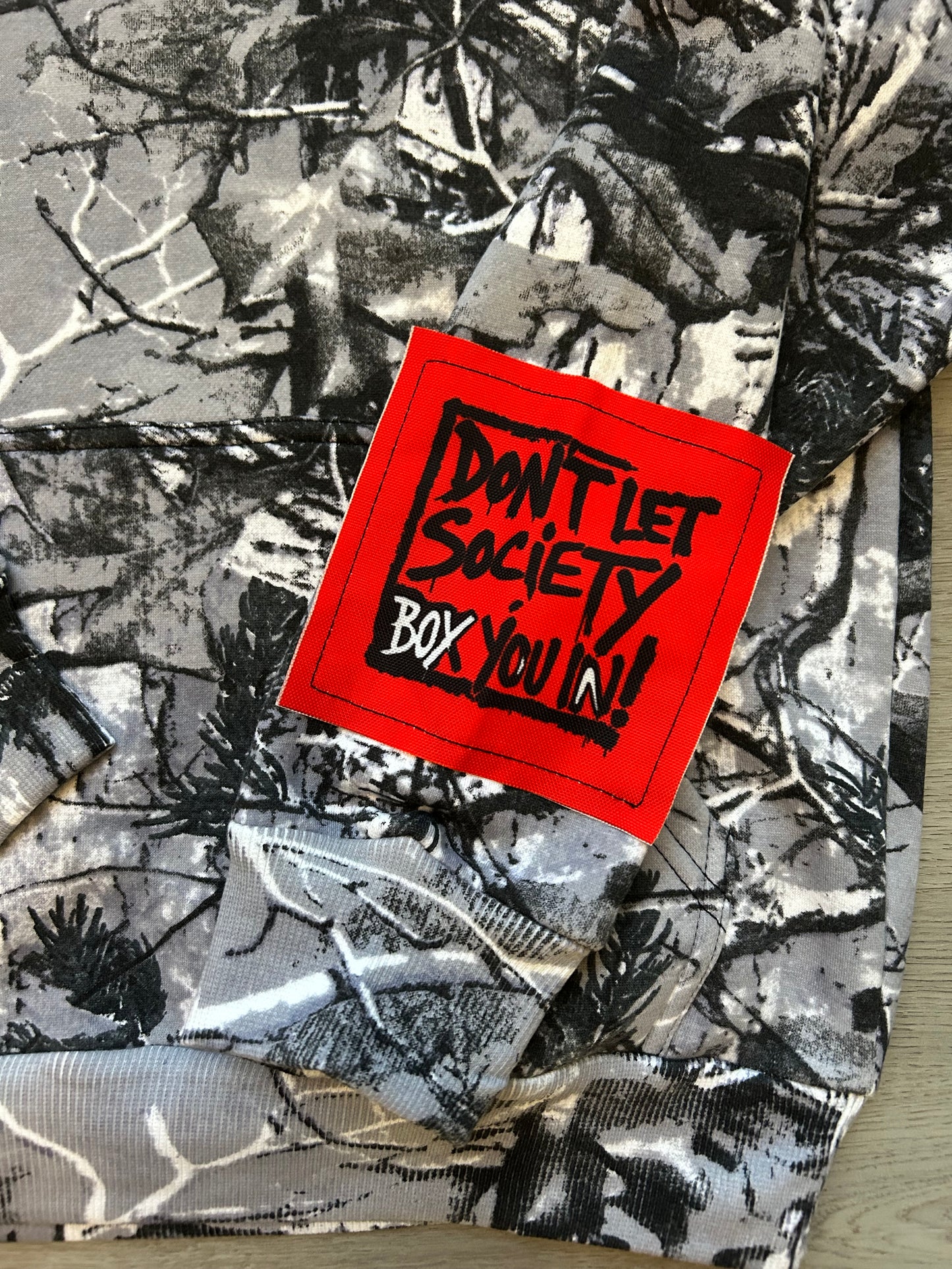 GREY/BLACK REAL TREE CAMO - DLSBYN HOODIE