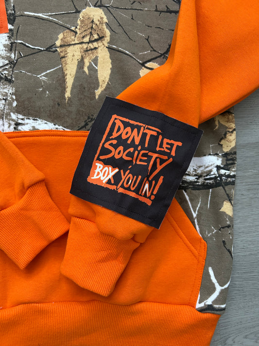 ORANGE/BROWN REAL TREE CAMO - DLSBYN HOODIE