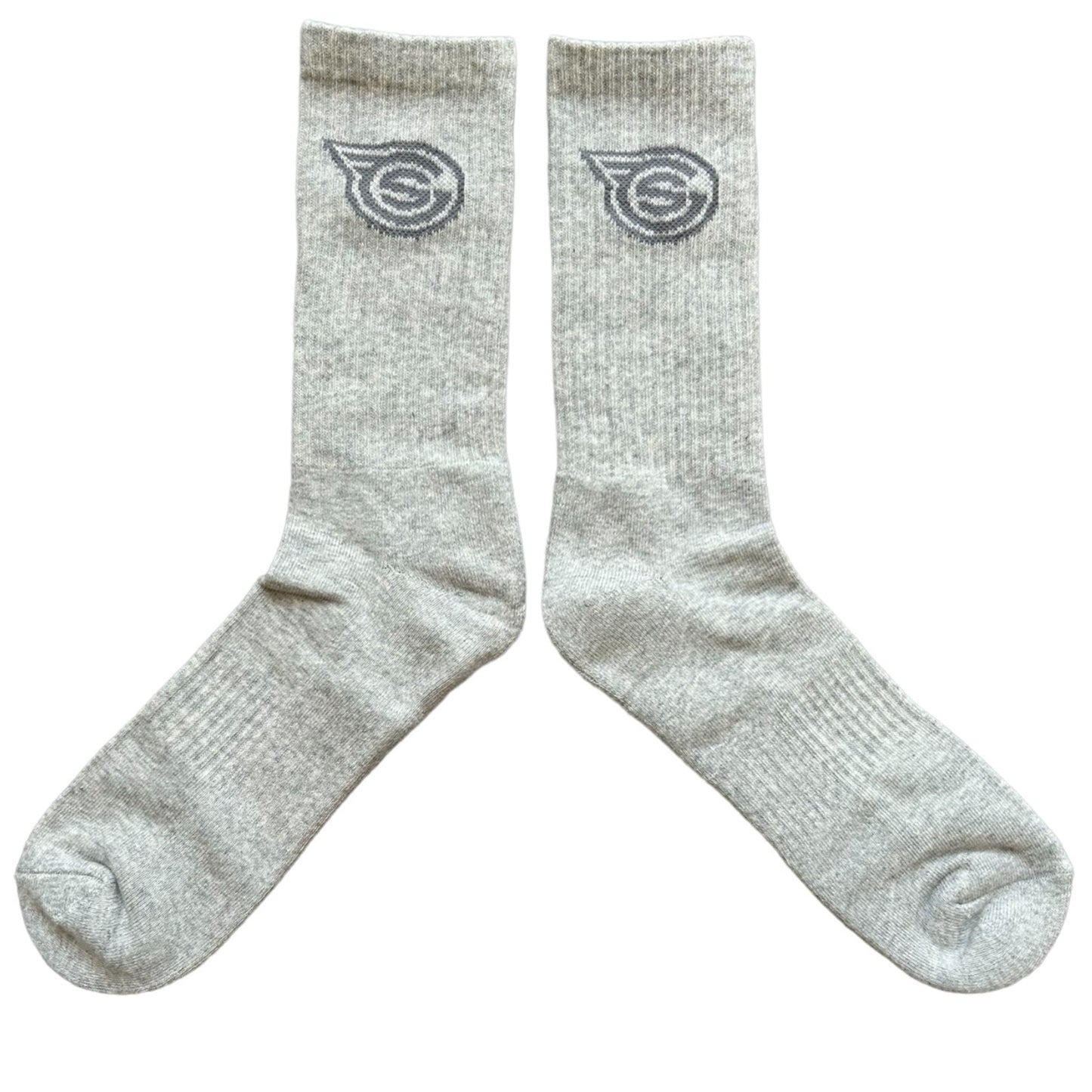 Classic GS Logo Socks -  Heather Grey\Grey (GS) (Copy)