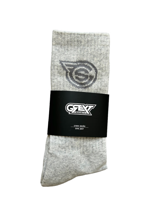 Classic GS Logo Socks -  Heather Grey\Grey (GS) (Copy)