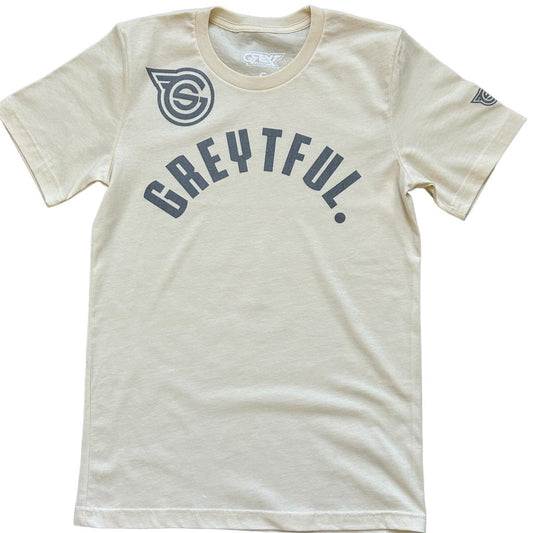 Cream & Grey GREYTFUL GS LOGO Tee