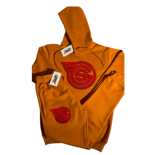 "GREYT RUSTY" Classic GS LOGO Jogger Set ZZTT