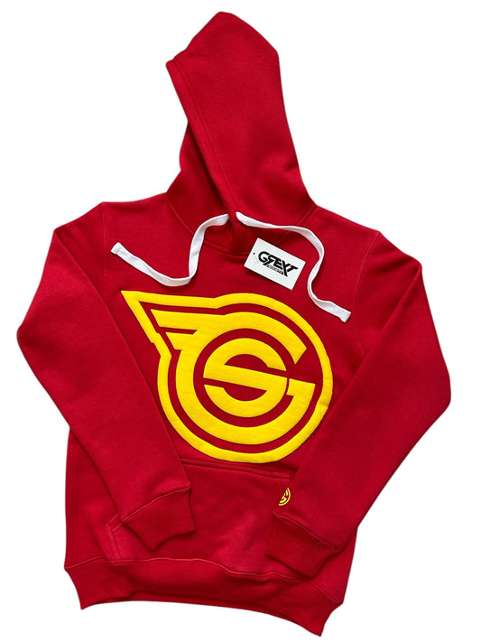 Red/Golden Yellow Classic GS LOGO Hoodie