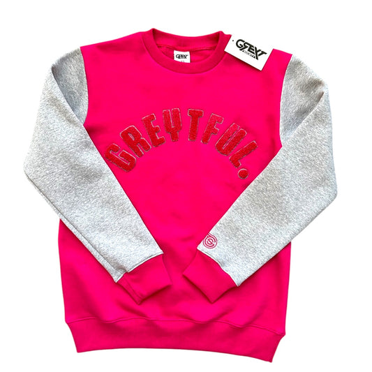 PINK/GREY GREYTFUL CREW