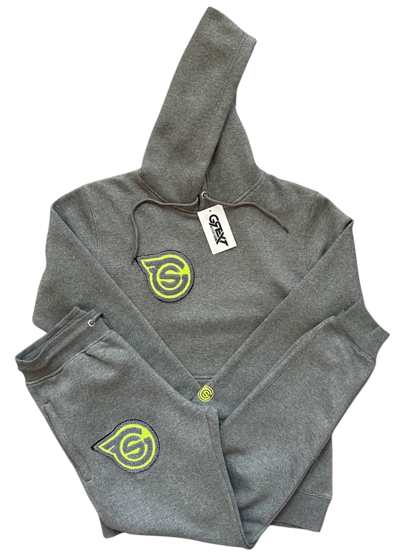 "GREYT GREY" 2 GS LOGO Jogger Set ZZTT