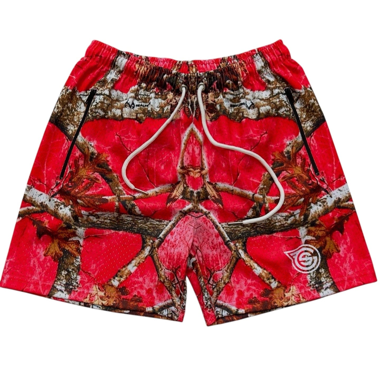 PINK REAL TREE "Sharp Shooter" MESH SHORTS