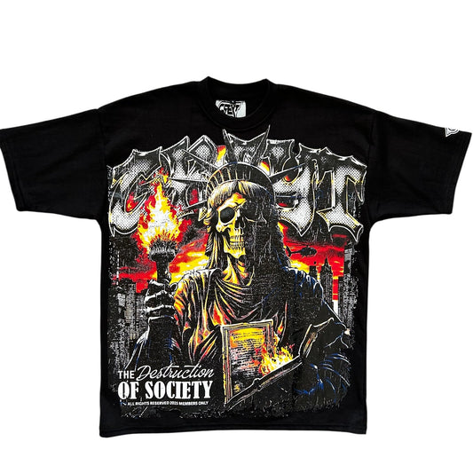 BREAK THE CHAINS - GRAPHIC TEE BLACK