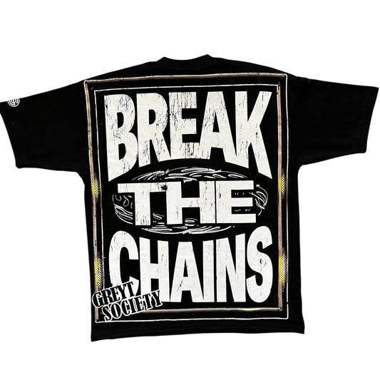 BREAK THE CHAINS - GRAPHIC TEE BLACK