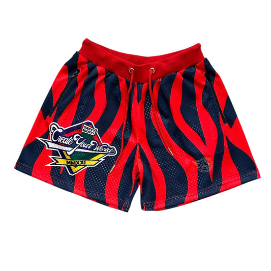 Navy/Red - Walk in Greytness Bengals Shorts CYW