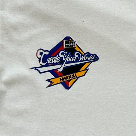 White - Create Your World T-Shirt CYW