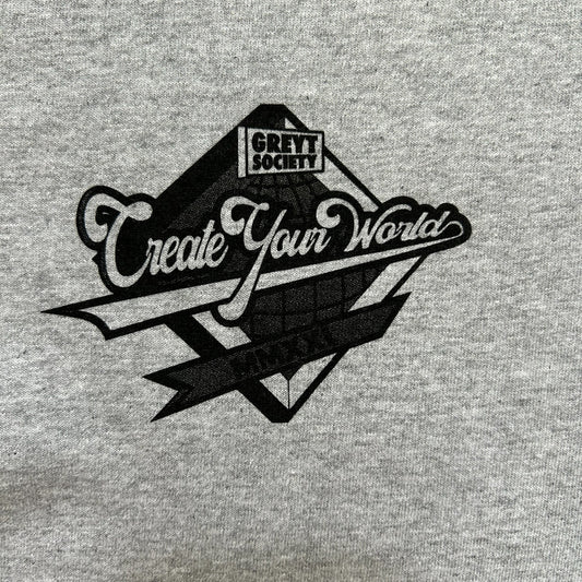 Grey - Create Your World T-Shirt CYW