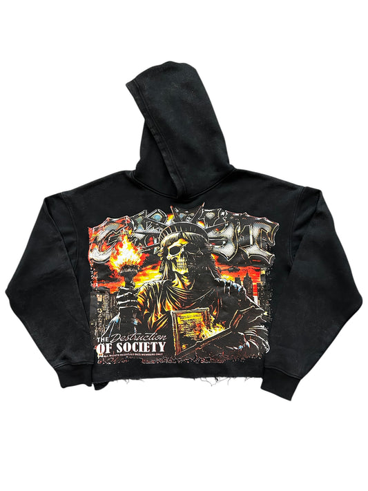 BREAK THE CHAINS - BLACK GRAPHIC TEE