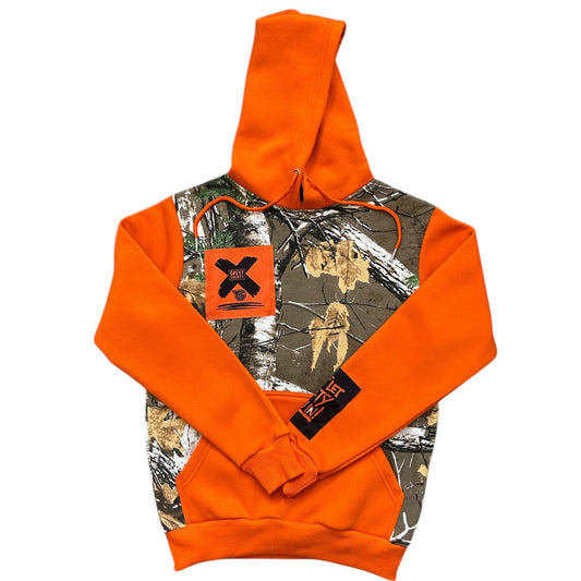ORANGE/BROWN REAL TREE CAMO - DLSBYN HOODIE