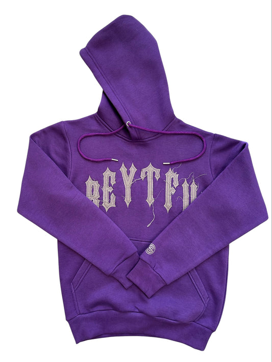 GREYTFUL - PURPLE/GREY HOODIE