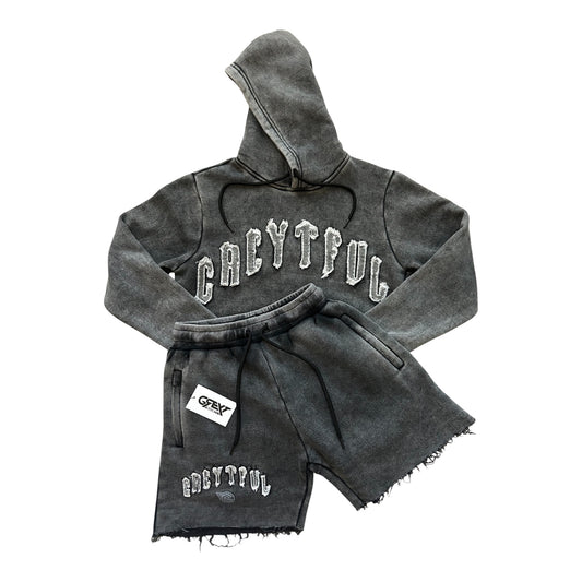 GREYTFUL BLACK VINTAGE WASH SET