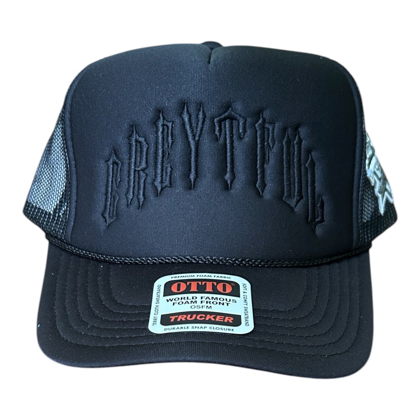BLACK GREYTFUL Logo w/ Patch
