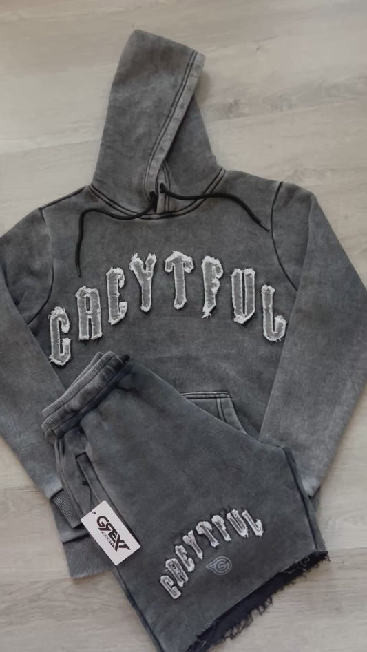 GREYTFUL BLACK VINTAGE WASH SET