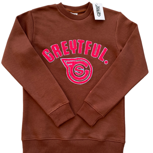 CHOCOLATE GREYTFUL & GS LOGO Sweatshirt