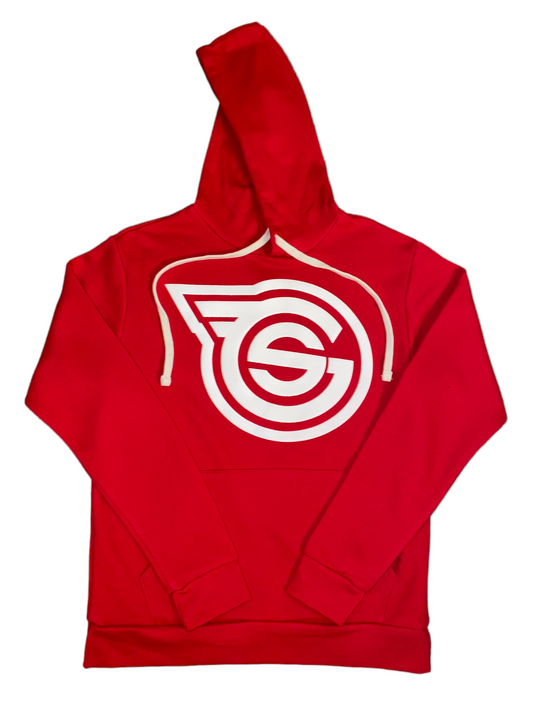 Red Classic GS PUFF LOGO Hoodie