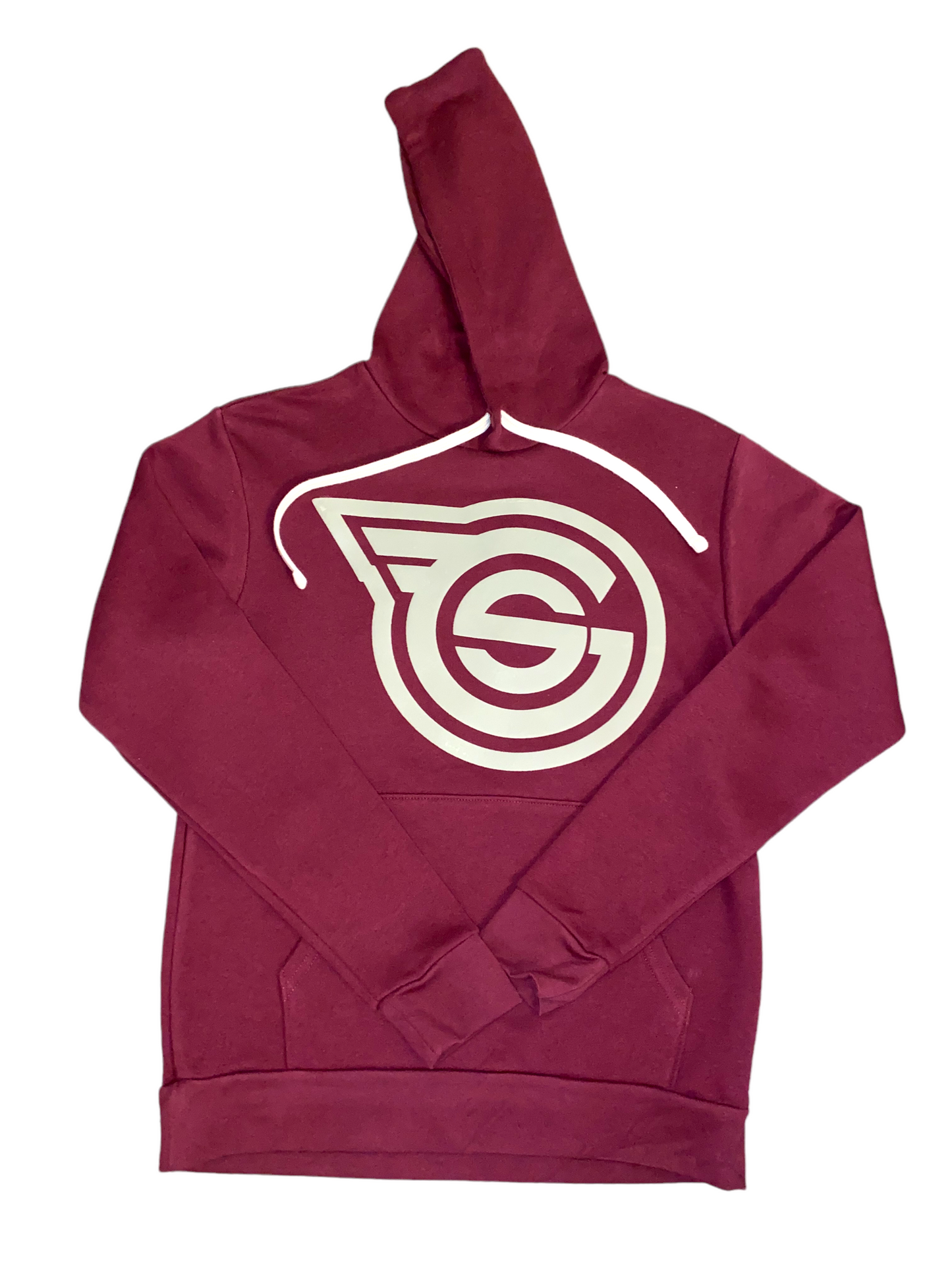 Maroon Classic GS PUFF LOGO Hoodie