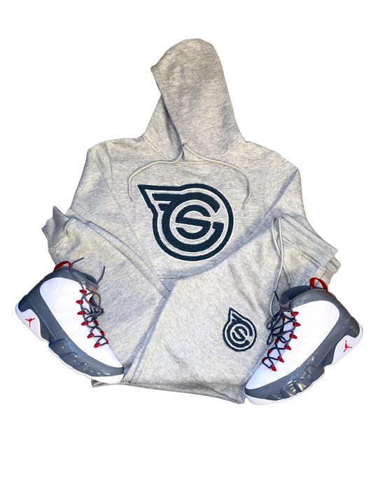 "GREYT GREY" Classic GS LOGO Jogger Set