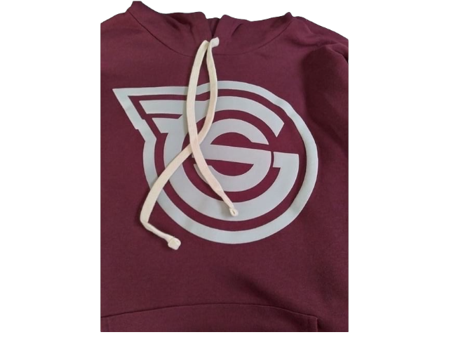 Maroon Classic GS PUFF LOGO Hoodie